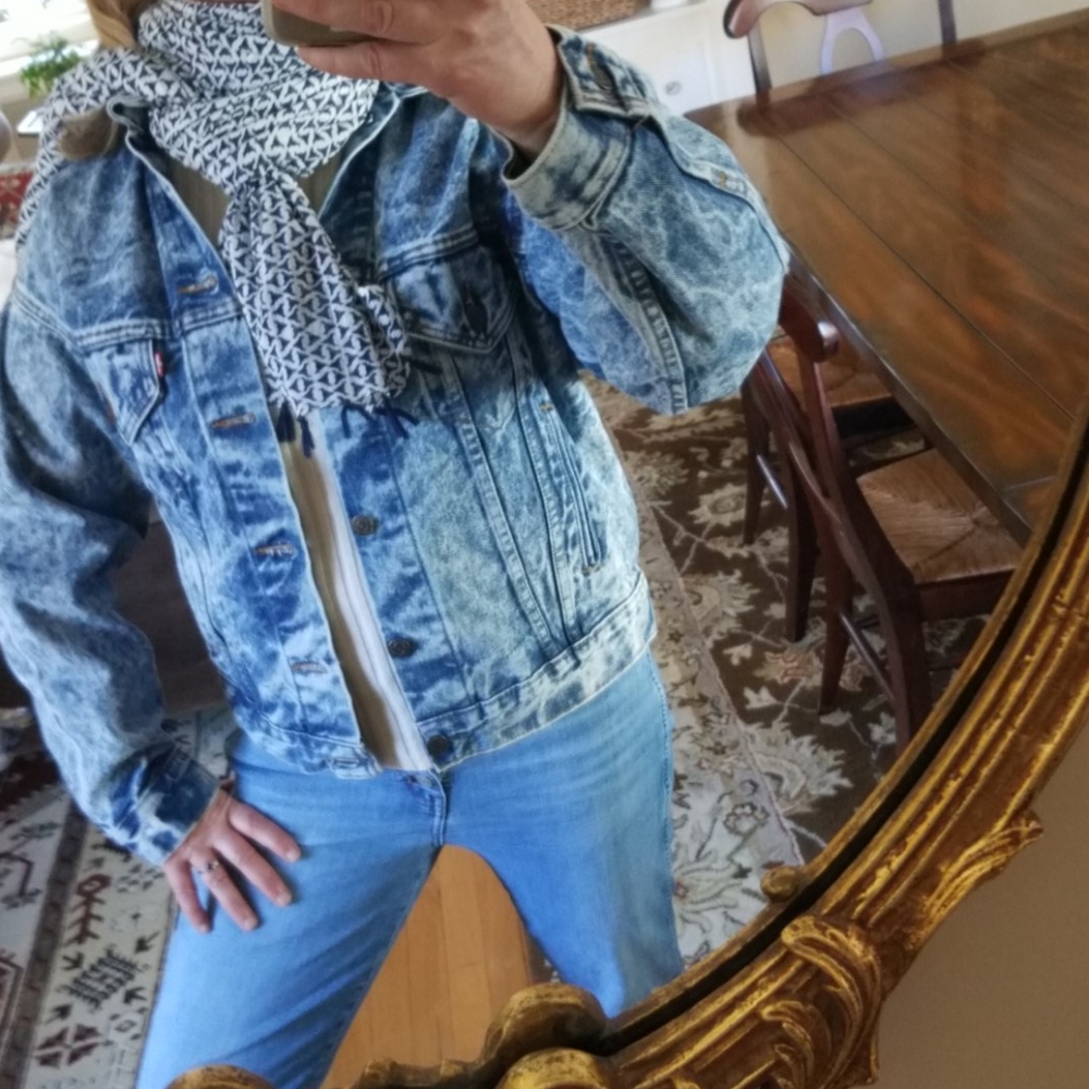 Levi's Vtg acid wash vintage jean jacket - Picture 8 of 8